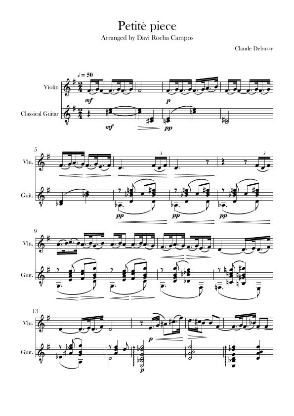 Petitè piece (arr. Davi Rocha Campos)