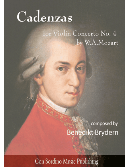 Cadenzas for W.A.Mozart Violin Concerto No.4