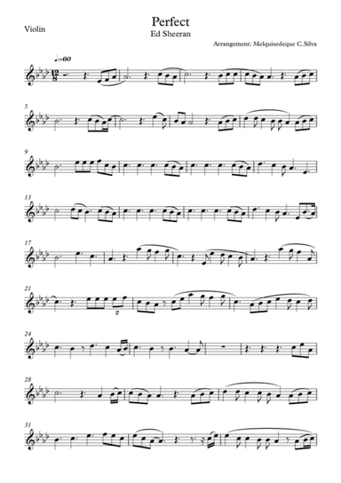 Perfect (arr. Melquisedeque C.Silva)