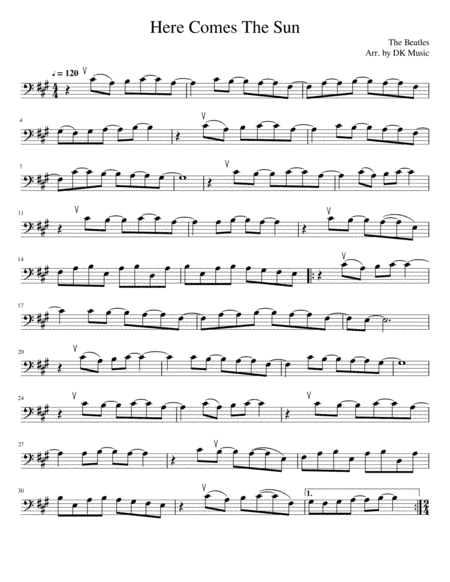 Here Comes The Sun (arr. DK Music)