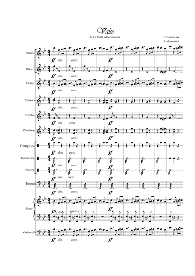 Sleeping Beauty. Valse (arr. Ester Alessandrini)