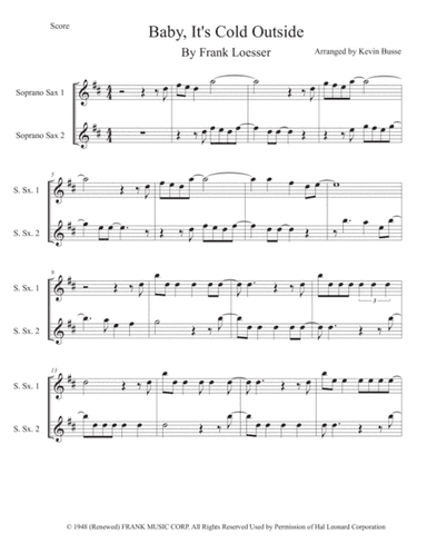 Baby, It's Cold Outside (arr. Kevin Busse)