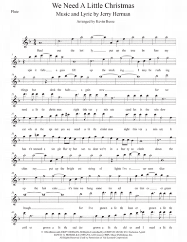We Need A Little Christmas (arr. Kevin Busse)
