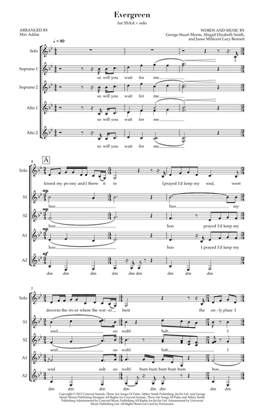 Evergreen (arr. Max Addae)