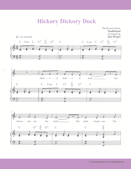 Hickory Dickory Dock (arr. Hal Wright)