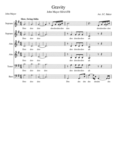 Gravity (arr. J.C. Baker)