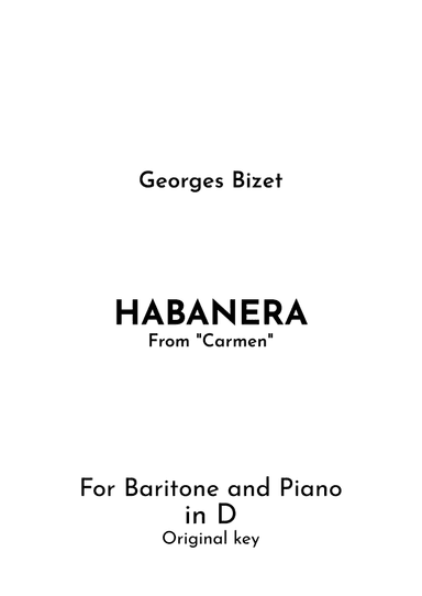 Habanera (arr. Jireh J.)