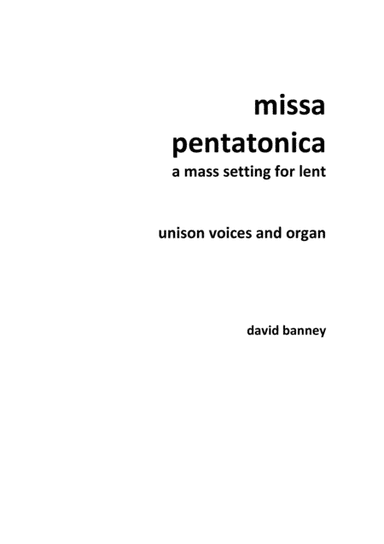 Missa Pentatonica (Pentatonic Mass)