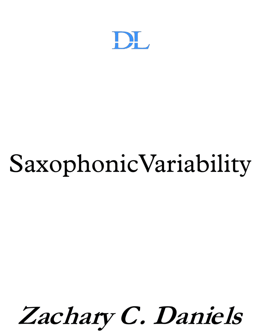 Saxophonic Variability