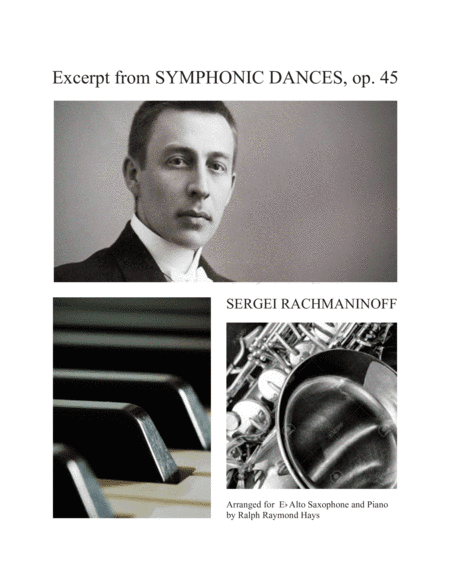 Excerpt from SYMPHONIC DANCES, op. 45 (arr. Ralph Raymond Haysh)