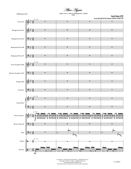 Alive Again (arr. Patrick Sheehan)