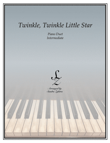 Twinkle, Twinkle Little Star (1 piano, 4 hand duet) (arr. Sandra Zylstra)