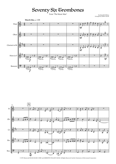 Seventy Six Trombones (arr. Robert Newth)