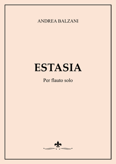 Estasia [FLUTE SCORE] (foglio album)