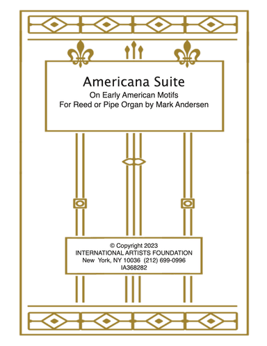 Americana Suite   for organ by Mark Andersen