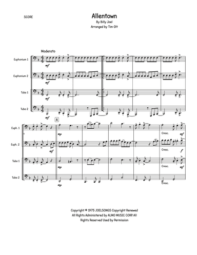 Allentown (arr. Tim Olt)