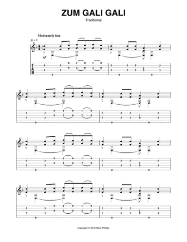 Zum Gali Gali (arr. Mark Phillips)