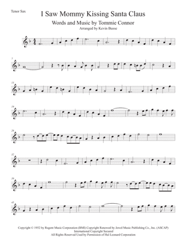 I Saw Mommy Kissing Santa Claus (arr. Kevin Busse)
