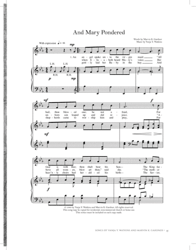And Mary Pondered