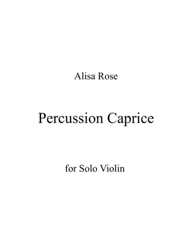 Percussion Caprice