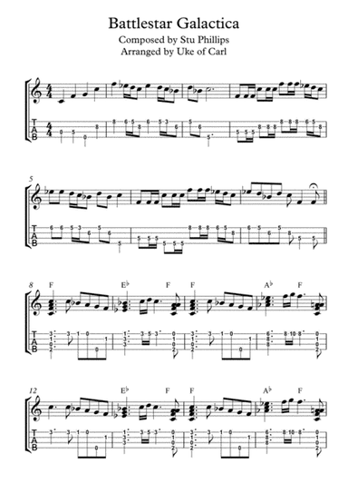 Battlestar Galactica - Main Title (arr. Carl Thomas)