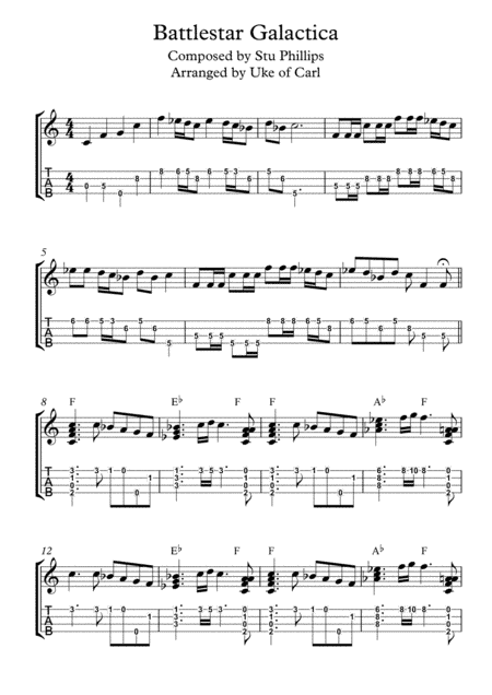 Battlestar Galactica - Main Title (arr. Carl Thomas)