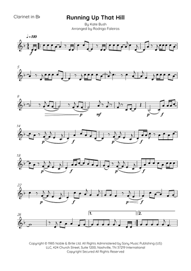 Running Up That Hill (arr. Rodrigo Faleiros)