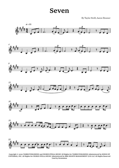 Seven (arr. Glauco Fernandes)