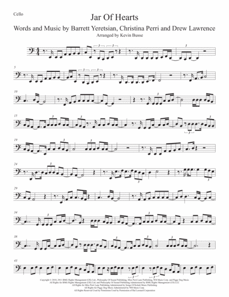 Jar Of Hearts (arr. Kevin Busse)