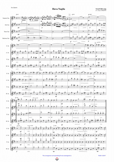 Hava Nagila (arr. Josef STASTNY)
