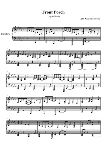 Front Porch (arr. Nazareno Aversa)