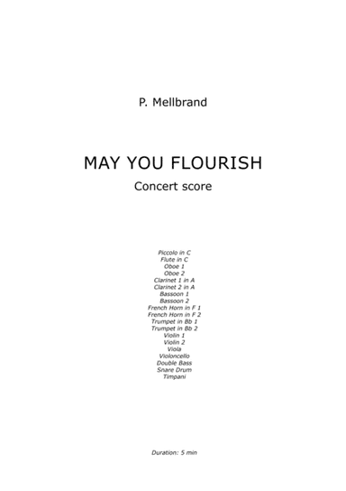 May you Flourish