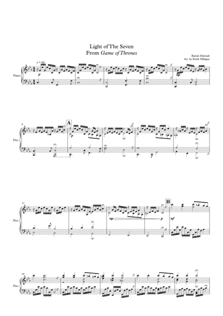Light Of The Seven (arr. Keith Milligan)
