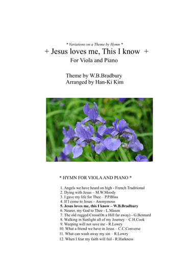 Jesus loves me This I know (For Viola and Piano) (arr. Han-Ki Kim)