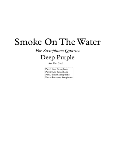 Smoke On The Water (arr. Tim Curd)