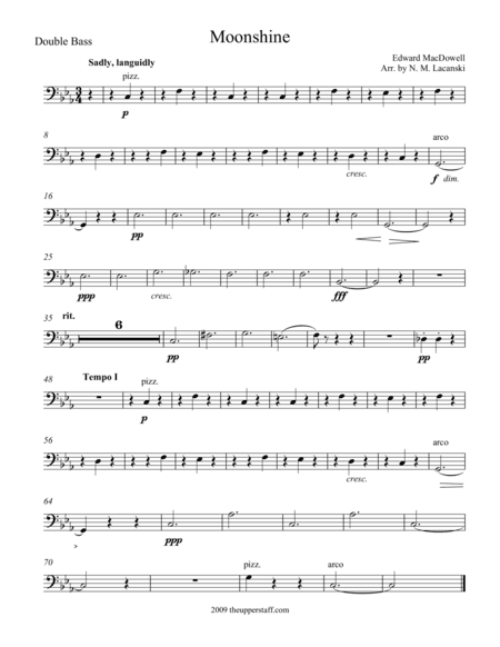 Moonshine (arr. Nick Lacanski)