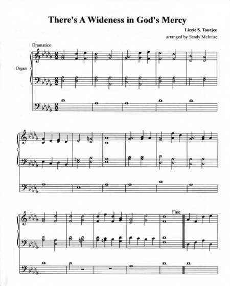 There Is a Wideness in God's Mercy (arr. Sandy McIntire)