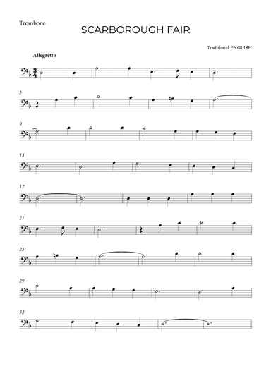 SCARBOROUGH FAIR (arr. Alex Nunes Rodrigues)