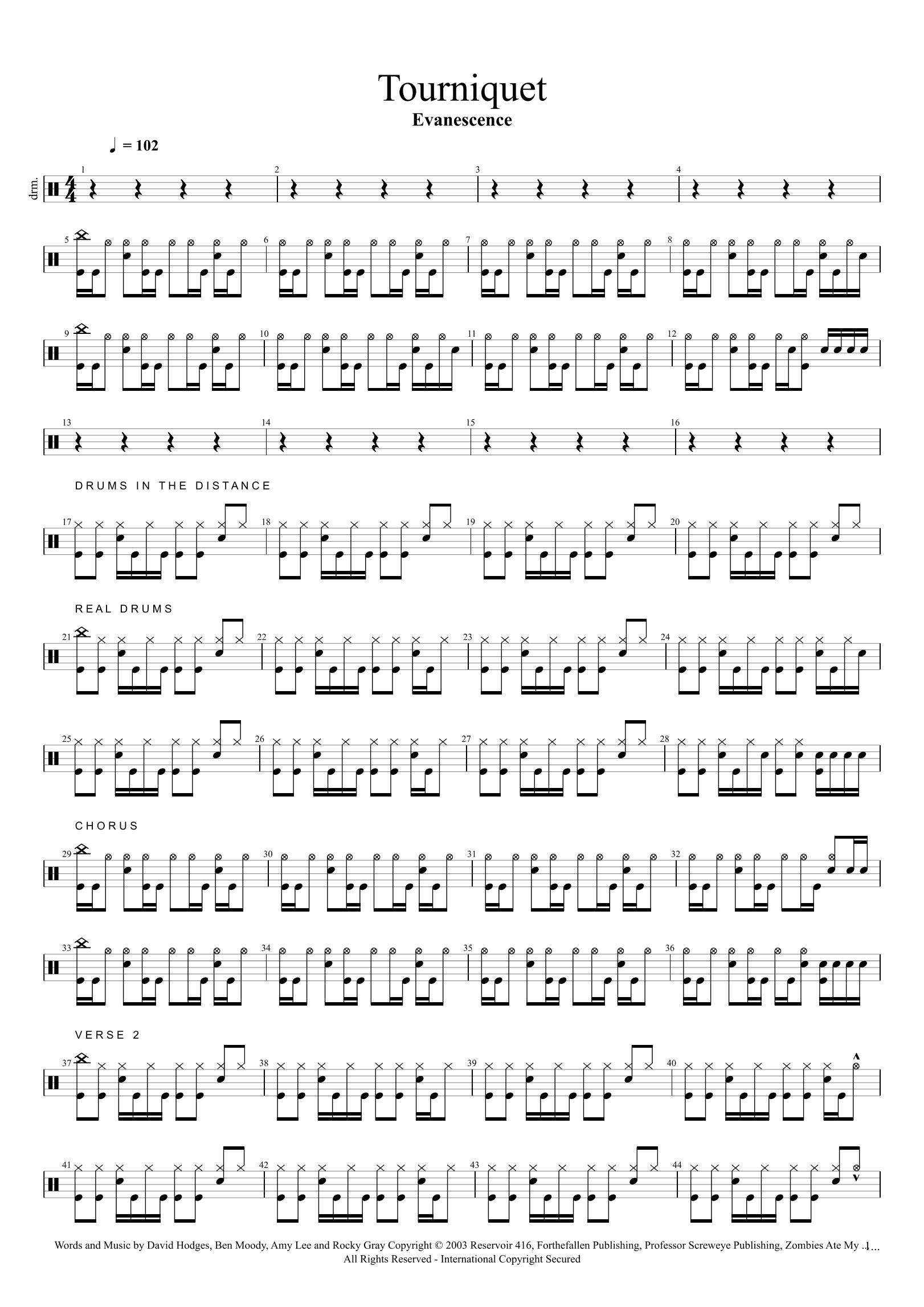 Tourniquet (arr. Cyril Mayer)