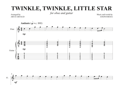 Twinkle Twinkle Little Star (arr. Art.o Artaud)