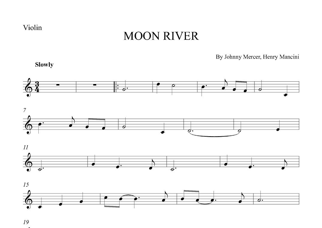 Moon River (arr. Alex Nunes Rodriguez)