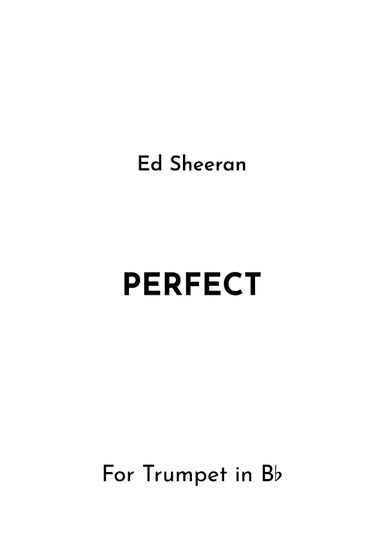 Perfect (arr. Jireh J.)