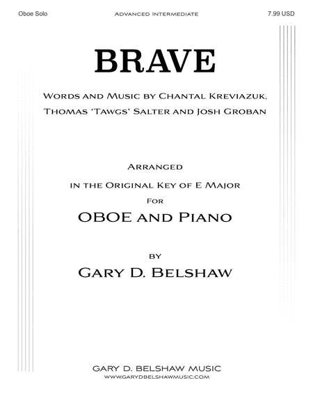 Brave (arr. Gary D. Belshaw (ASCAP))