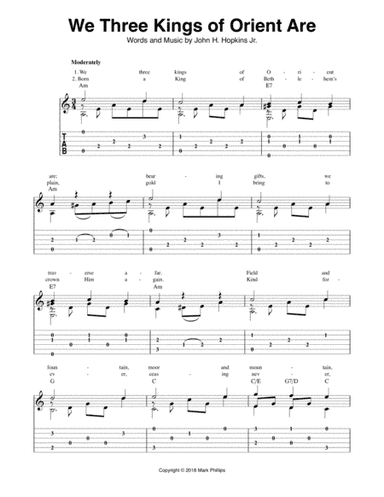 We Three Kings of Orient Are (arr. Mark Phillips)