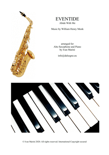EVENTIDE (Abide With Me) - for Alto Saxophone and Piano (arr. Ivan Marini)