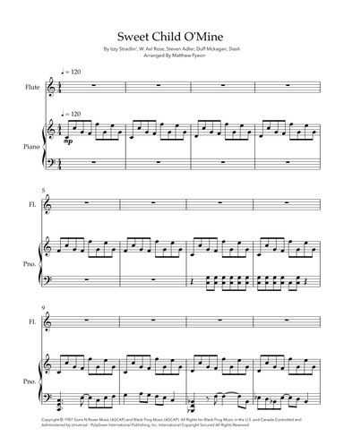 Sweet Child O' Mine (arr. Matthew pyeon)