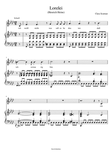 Clara Scuman - Die Lorelei (arr. D.tkhelidze)