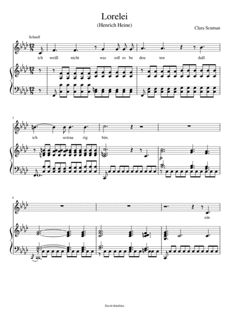 Clara Scuman - Die Lorelei (arr. D.tkhelidze)