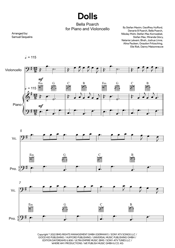 Dolls (arr. Samuel Sequeira)