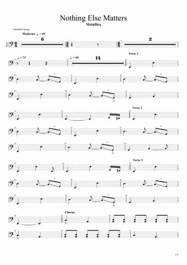 Nothing Else Matters (arr. Hugo Neves)